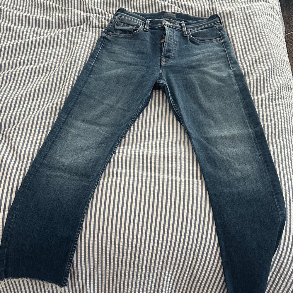 MOTHER Slim Fit Denim Jeans
